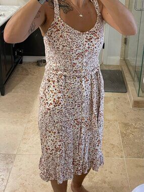 Abercrombie and Fitch Floral Midi Dress SZ Med